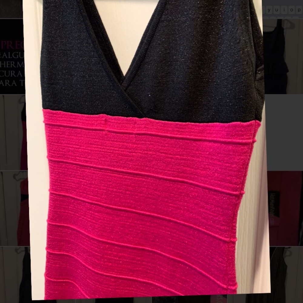 Pink & Black Dress